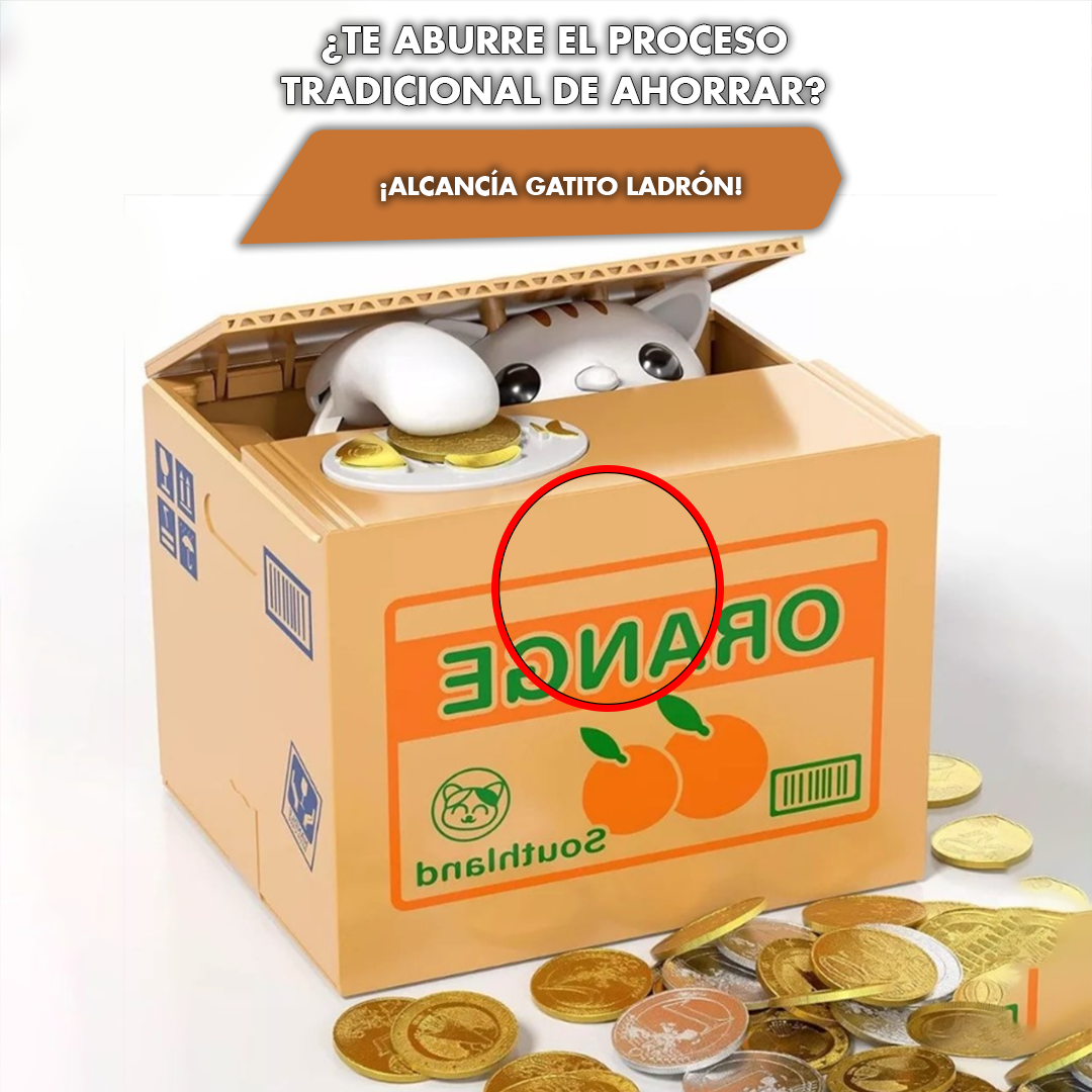ALCANCÍA GATITO LADRÓN