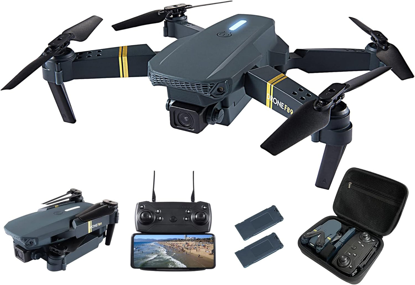 Dron Plegable Con Camara Wifi Hd Fpv