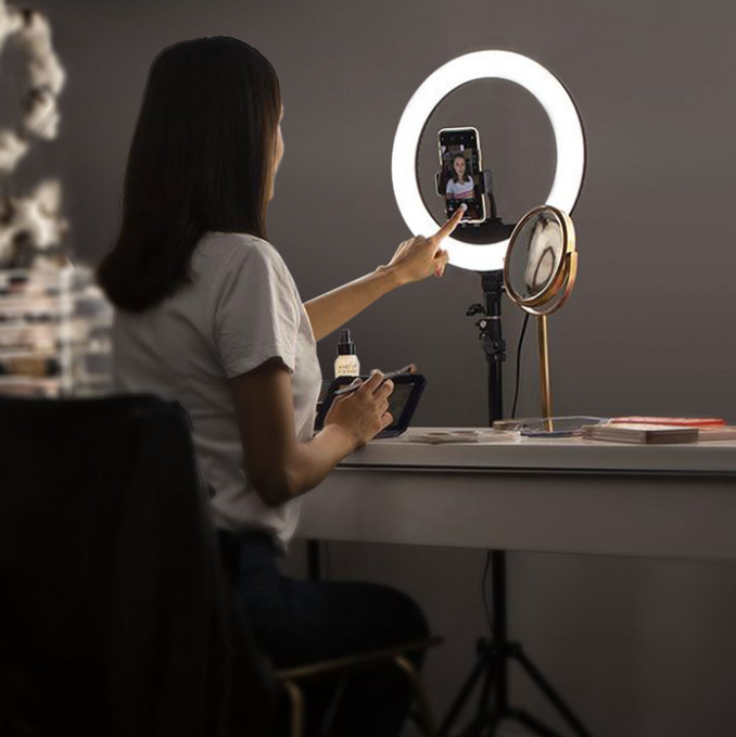 Aro Luz Led 26 Cm + Trípode Ajustable