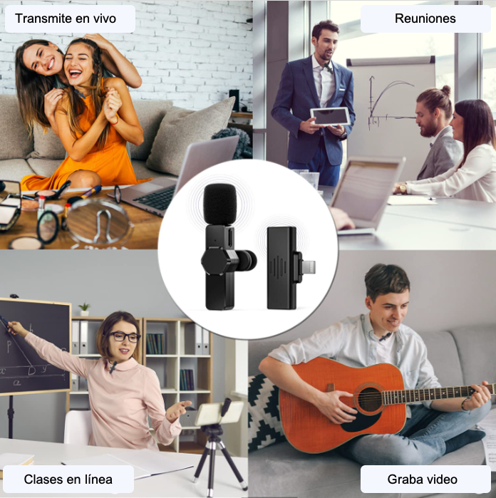 Micrófono Inalámbrico USB Tipo C