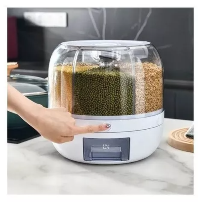 Dispensador De Granos Giratorio