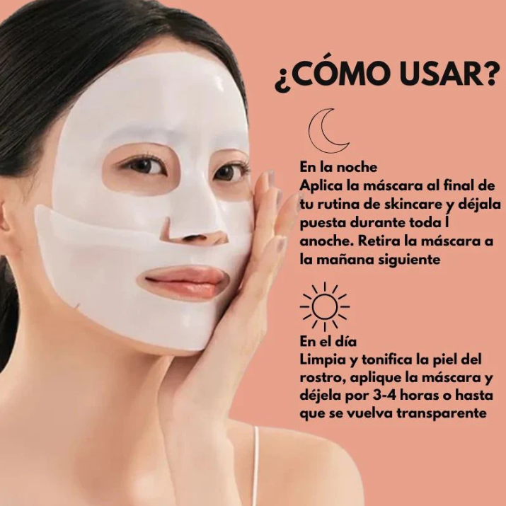 Rejuvenece tu piel desde la primera sesión – Pack de 10 Máscaras Antiarrugas