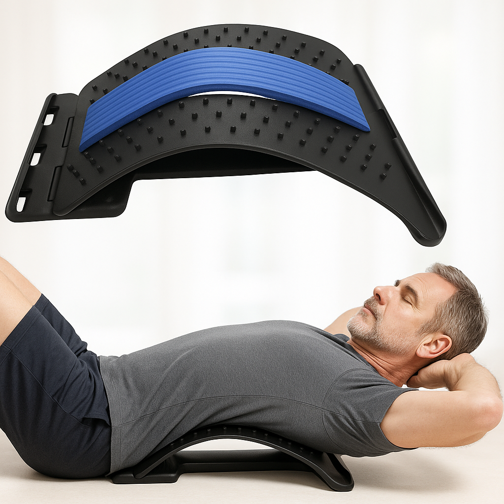 Alivia el dolor lumbar en solo 10 minutos al día - Estirador Lumbar Pain Relief