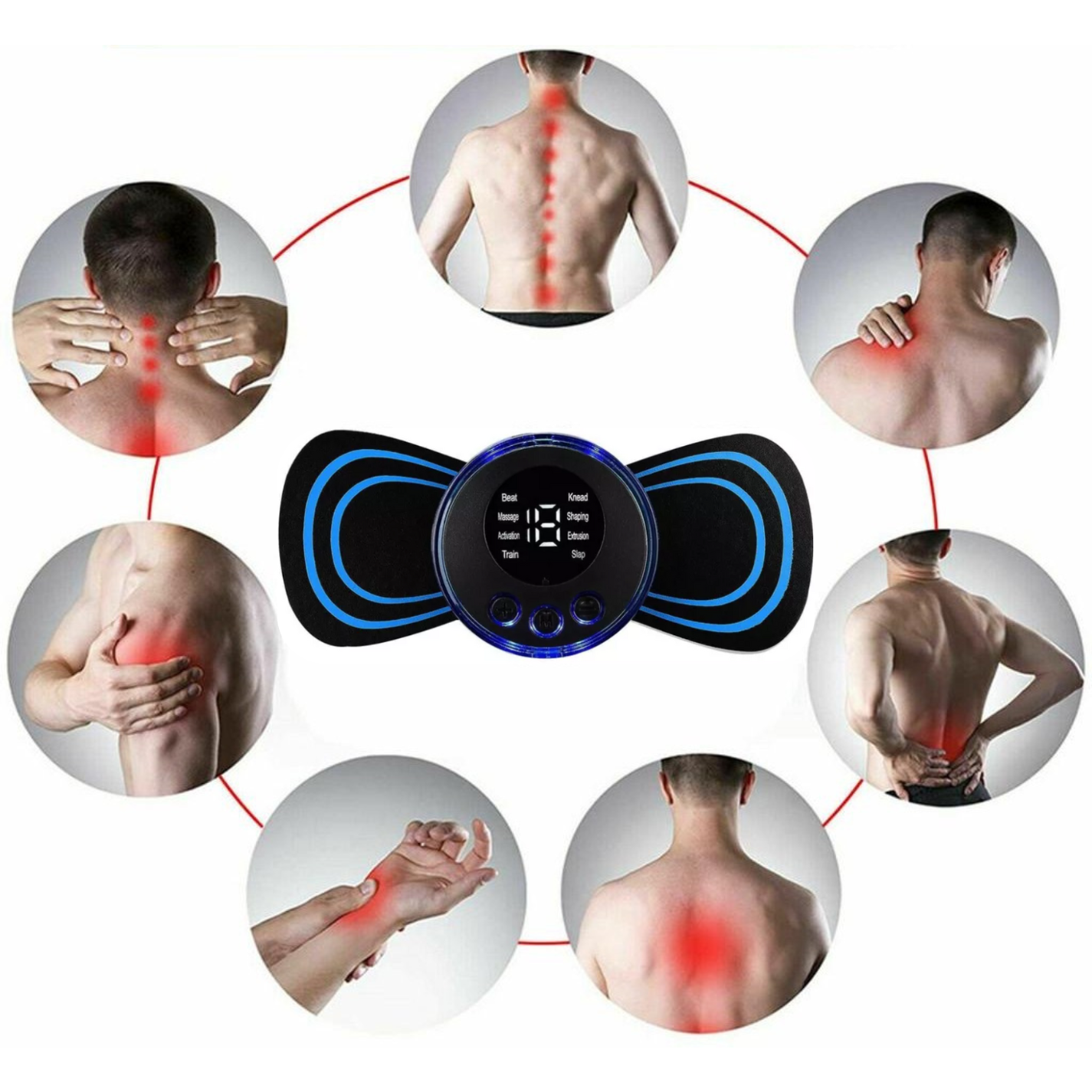 MASAJEADOR ELÉCTRICO ESTIMULADOR