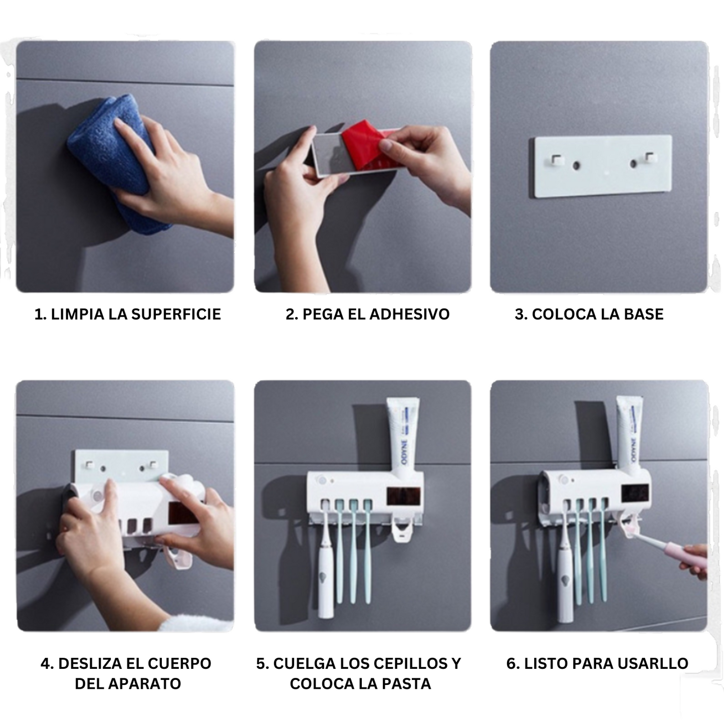 ESTERILIZADOR UV DE CEPILLO DE DIENTES