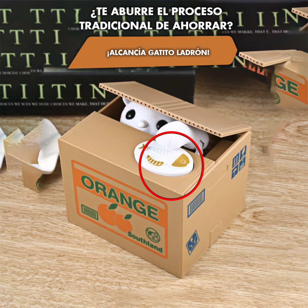 ALCANCÍA GATITO LADRÓN