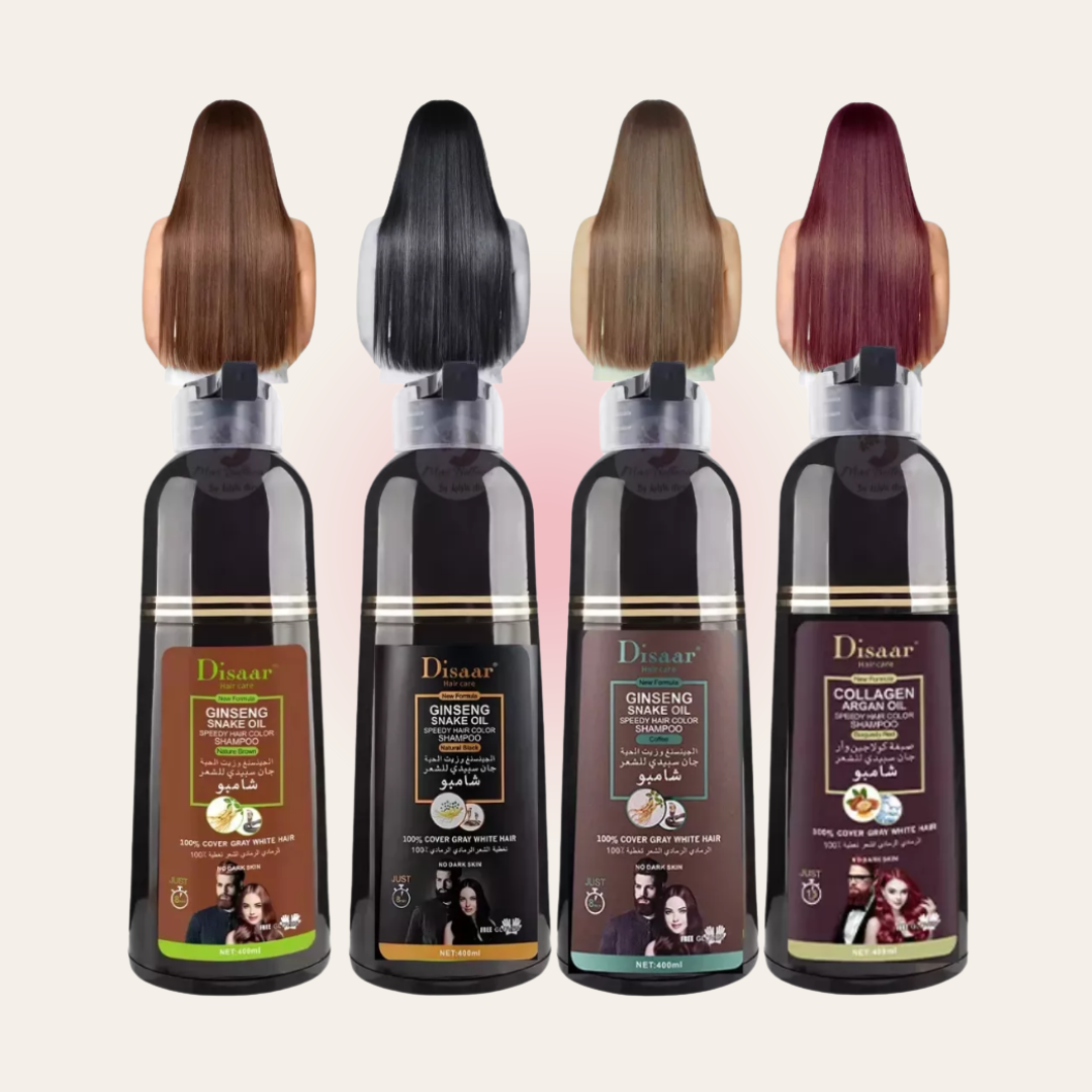 Shampoo Tinte Natural - Cabello sano y sin canas