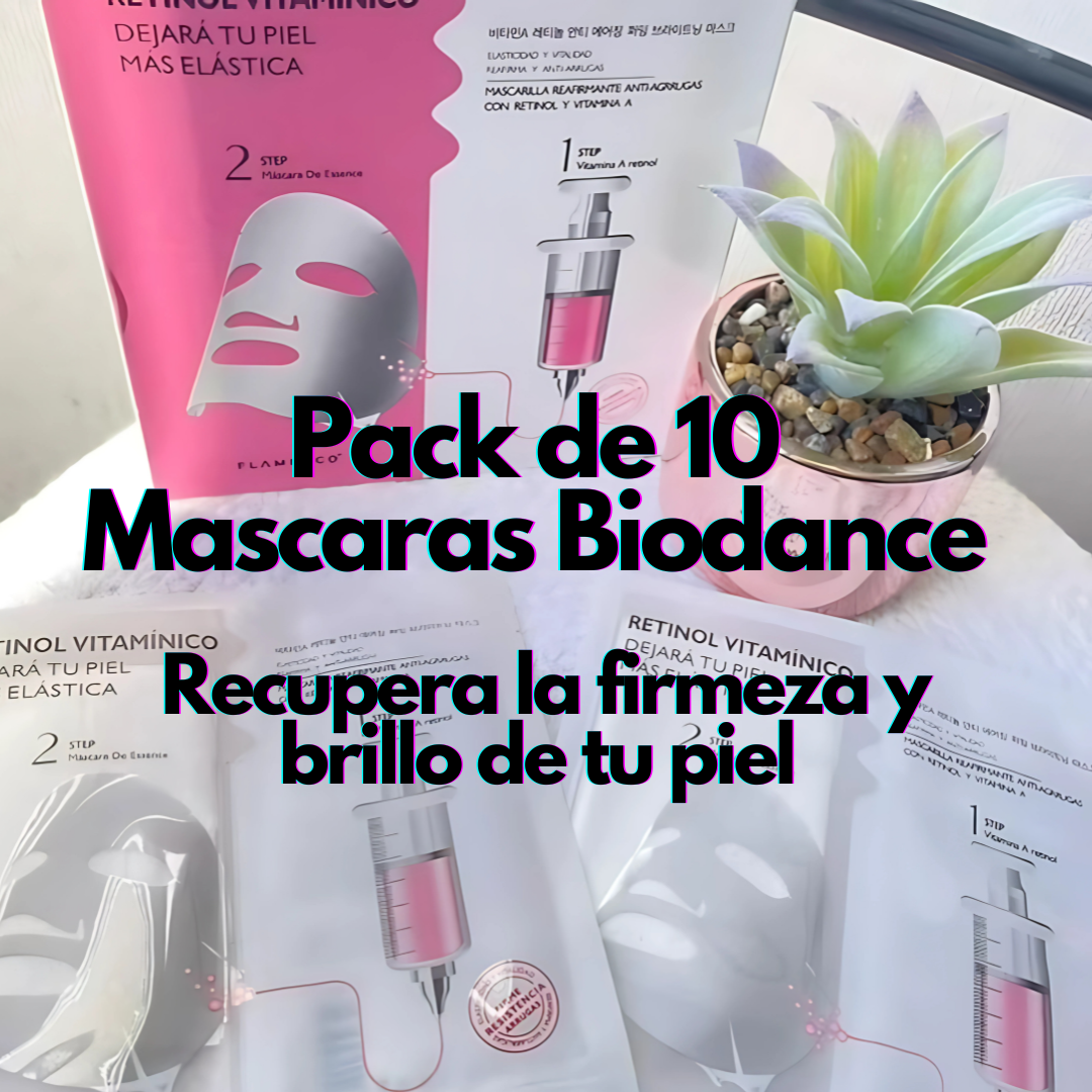 Rejuvenece tu piel desde la primera sesión – Pack de 10 Máscaras Antiarrugas