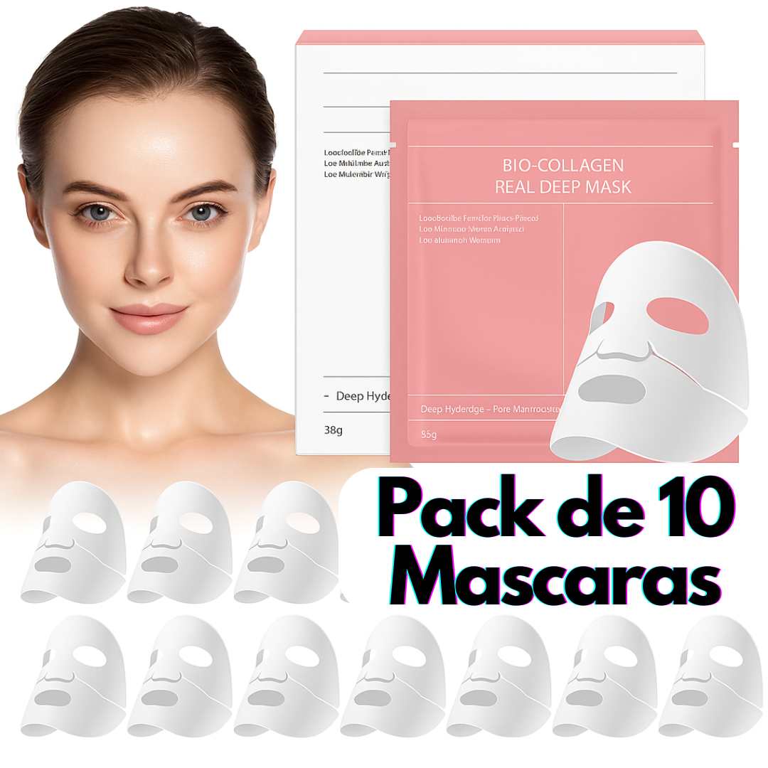 Rejuvenece tu piel desde la primera sesión – Pack de 10 Máscaras Antiarrugas