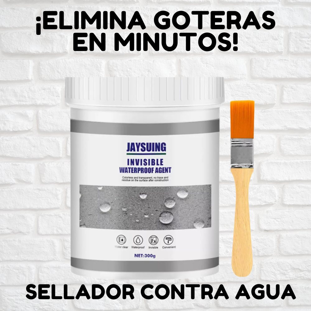 Sellador Impermeable 500g + Brocha – Elimina filtraciones rápido y protege tu hogar