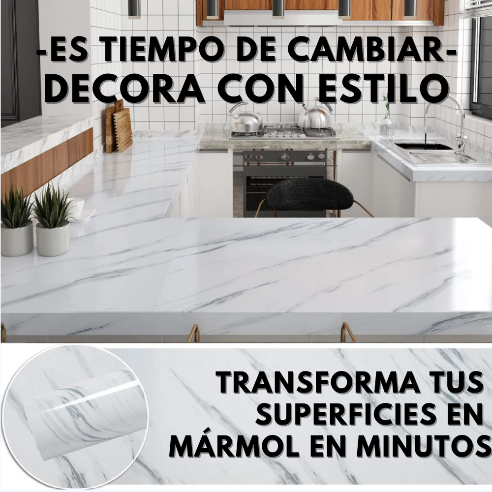 Vinilo Adhesivo Mármol 10m