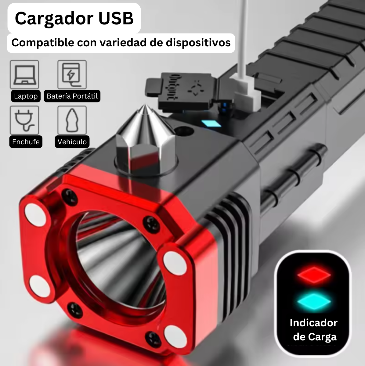 Linterna LED Multi-Herramienta