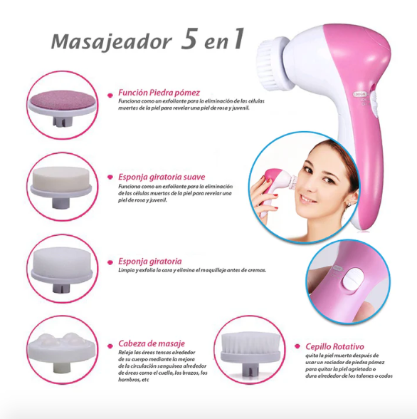 MASAJEADOR FACIAL 5 EN 1