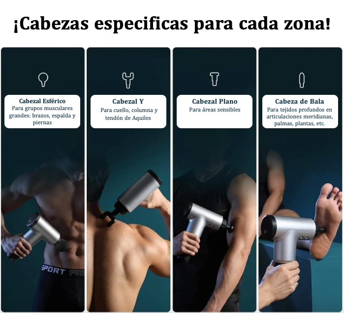 Pistola Masajeadora con 30 Velocidades