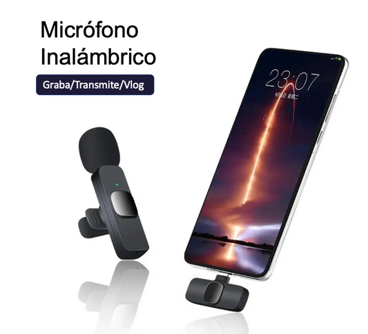 Micrófono Inalámbrico USB Tipo C