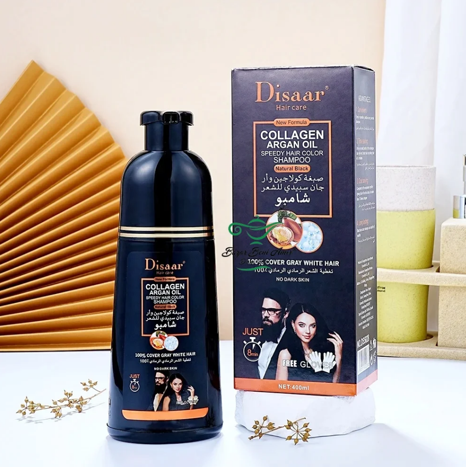 Shampoo Tinte Natural - Cabello sano y sin canas