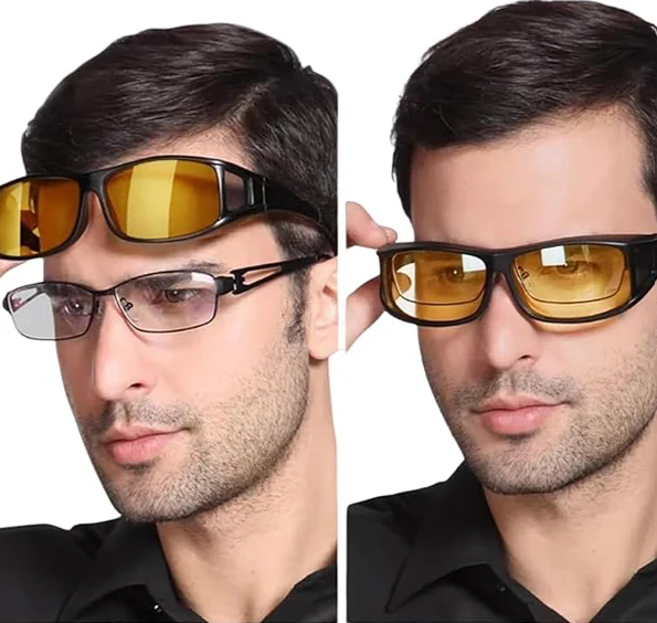 Lentes de Conducción HD 2x1: Dia y Noche