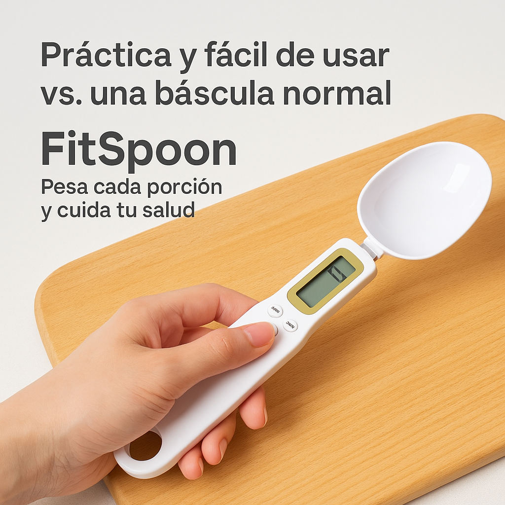 FitSpoon – Pesa cada porción y cuida tu salud
