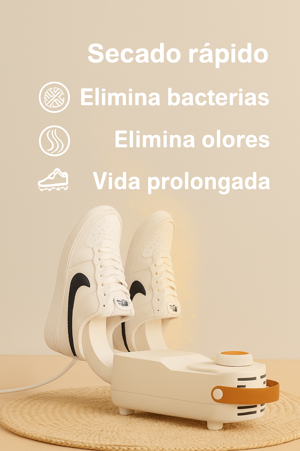 QuickStep Dryer - Zapatos secos en minutos, sin olores