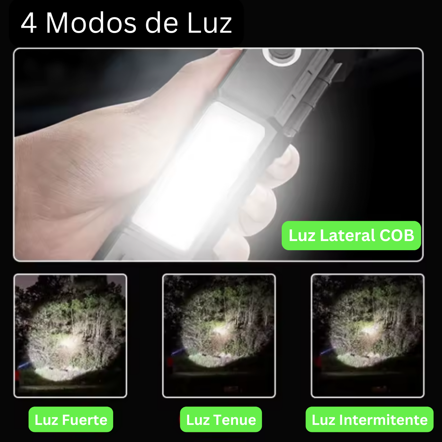 Linterna LED Multi-Herramienta