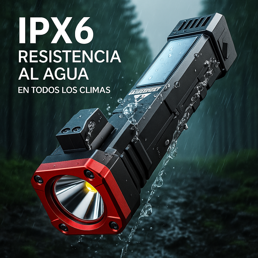 Linterna de Emergencias 4 en 1: IBX6