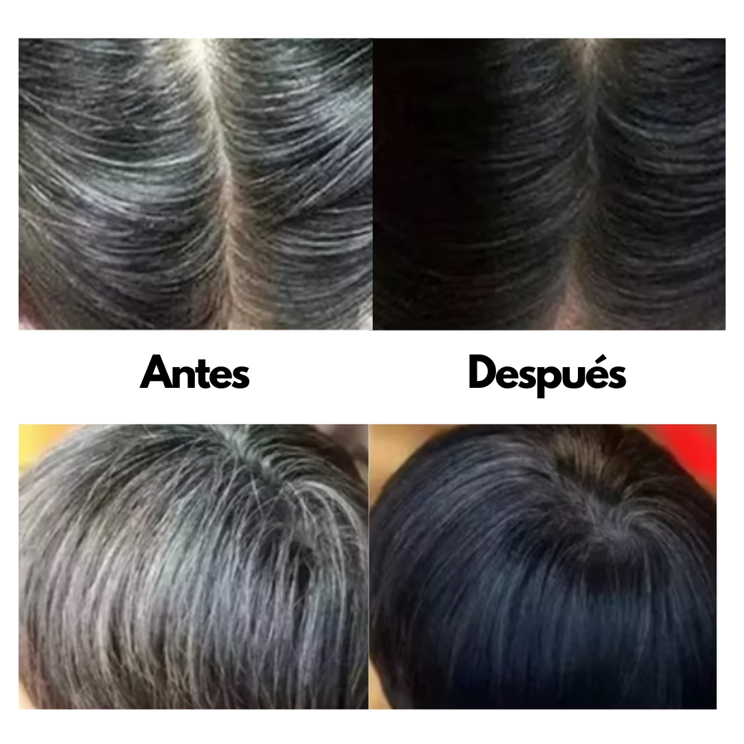 Shampoo Tinte Natural - Cabello sano y sin canas