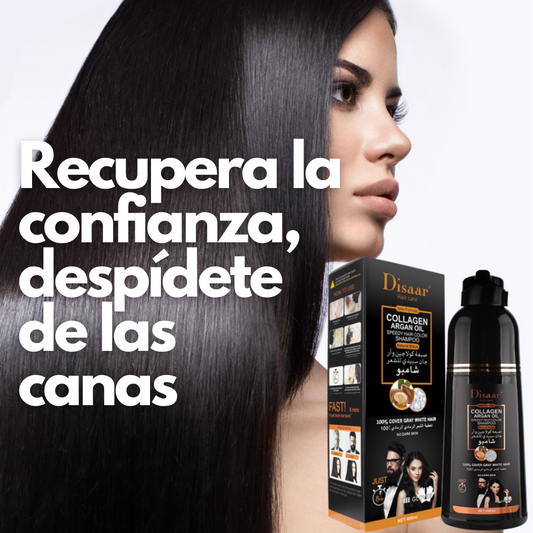 Shampoo Tinte Natural - Cabello sano y sin canas
