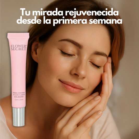 Contorno de ojo y labios: FLOWER SECRET - Rellena y suaviza arrugas finas en ojos y labios desde la primera semana