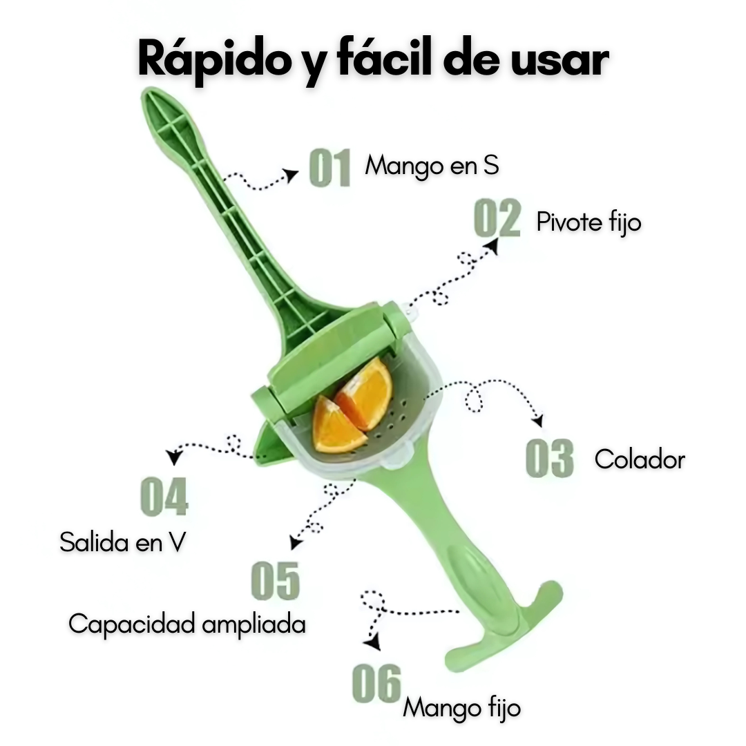 Exprimidor Manual HandPress - Jugo fresco listo en 10 segundos