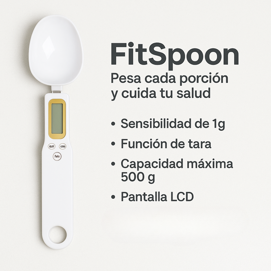 FitSpoon – Pesa cada porción y cuida tu salud